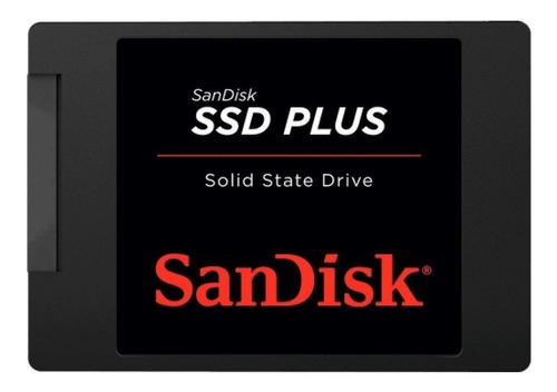 Imagem 1 de 3 de Disco sólido interno SanDisk SSD Plus SDSSDA-120G-G27 120GB