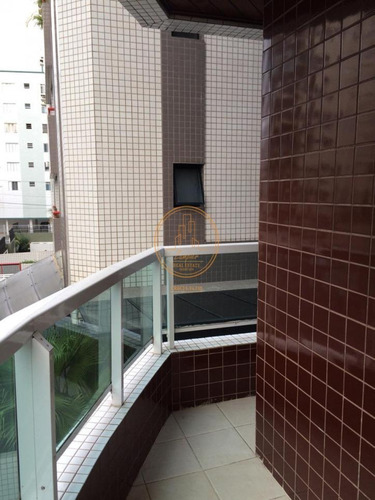 Apartamento Com 2 Dormitório(s) Localizado(a) No Bairro Vila Guilhermina Em Praia Grande / Praia Grande - 6021
