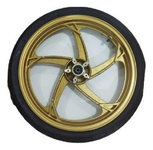 Rin Italika Dorado Rt200 Para Motos (90/80-17) Dorado Oscuro