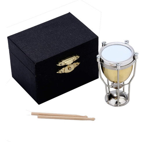 Timbal Miniatura De Cobre Dselvgvu Soporte Y Estuche Mi...