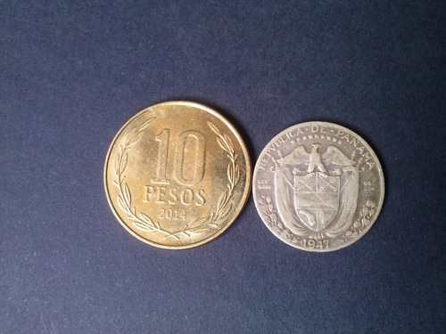 Moneda Panama Un Decimo De Balboa 1947