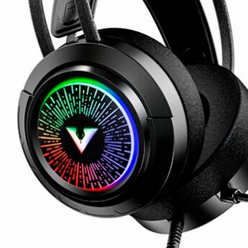 Imagen 3 de 6 de Auricular Gamer Headset Venom Combat Pc Daewoo Luz Rgb