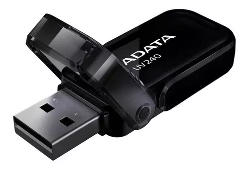 nivel Tren Fácil de comprender Memoria USB Adata UV240 32GB 2.0 negro