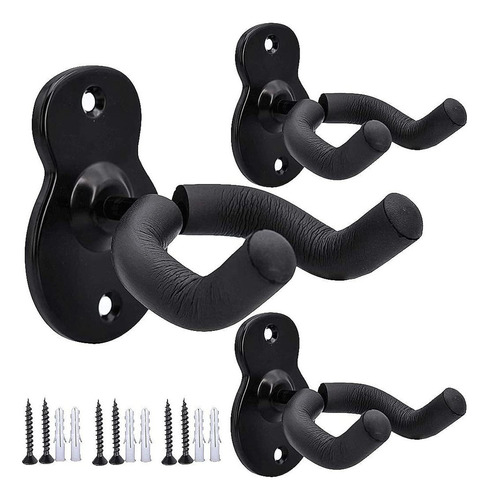 3pcs Gancho Para Colgar Guitarra Pared Soporte Para Guitarra