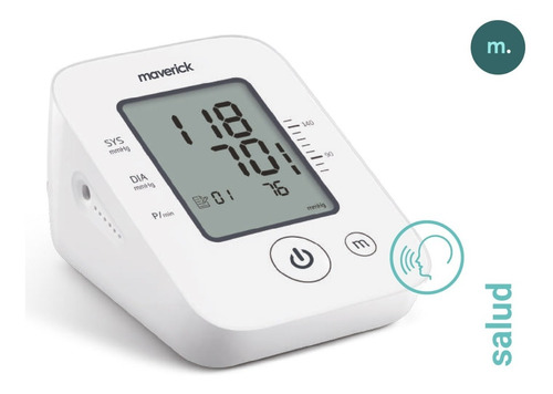 Imagen 3 de 9 de Kit Tensiómetro Digital + Oxímetro Maverick 1 Año Garantía