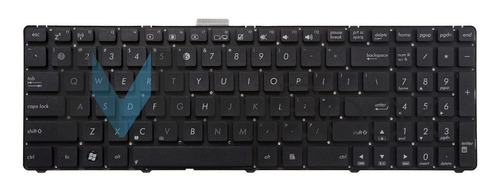 Teclado Para Asus Compatível Com Pn V111462ds1 Layout Us Cor Preto