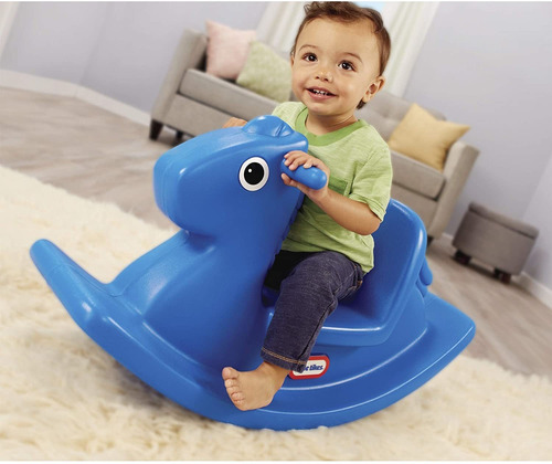 Caballo Balancin Azul Little Tikes