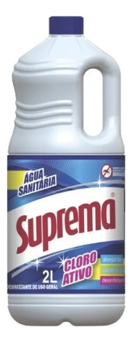 Água Sanitária Suprema Frasco 2 Litros 