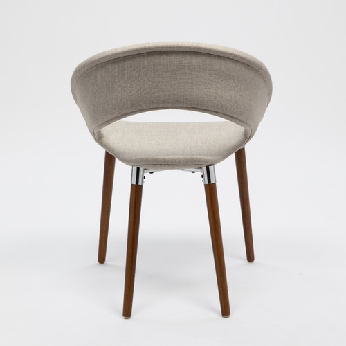 Imagen 6 de 8 de Silla De Comedor One Tapizada Wood