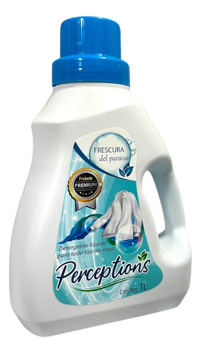 Detergente Líquido Lavandería Telas Perceptions Frescura 1 L