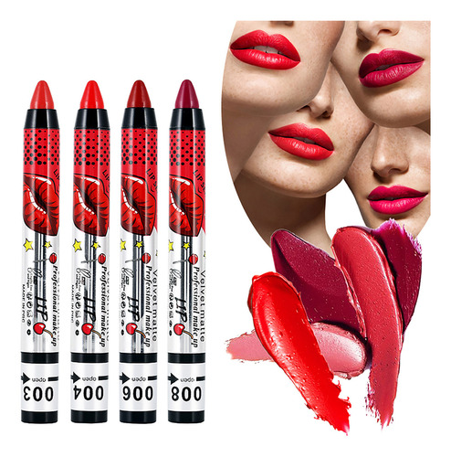 Lápiz labial B Lip Gloss Velvet Pen, lápiz labial, delineador de labios, color multicolor