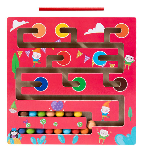 Pen Driving Beads Maze, Rompecabezas De Madera Para Niños, E