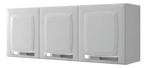 Armário Aéreo de Cozinha Branco Itatiaia 3 Portas Rose