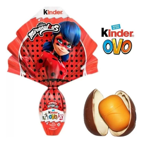 Ovo De Pascoa Kinder Ovo Miraculos 100g Recheio Ao Leite