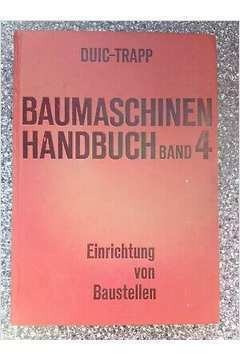 Livro Baumaschinen-handbuch - Band 4 - Einrichtung Von Baustellen [1965]