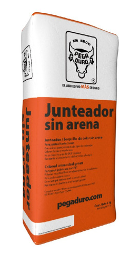 Junteador Sin Arena. Color Blanco De 5 Kg. Pegaduro