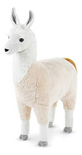 Melissa & Doug - Animal De Peluche De Llama Realista De Pie 