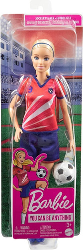 Barbie Muñeca De Fútbol, Cola De Caballo Rubia