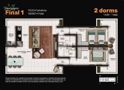 Imagem 12 de 26 de Apartamento Com 1 Dormitório À Venda, 46 M² Por R$ 292.776,97 - Vila Guilhermina - Praia Grande/sp - Ap3040