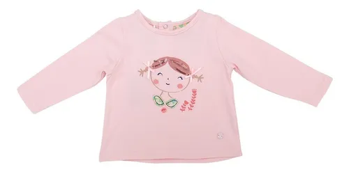 Polera manga larga bebe sale
