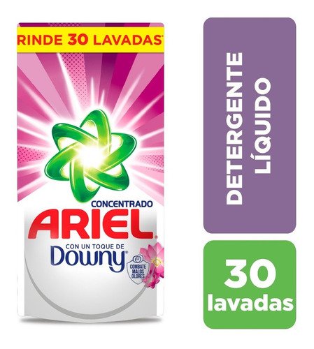 Recarga Detergente Líquido Concentrado Ariel Downy 1,2 L