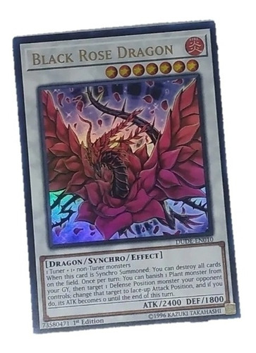 Black Rose Dragon Yugioh Duel Devastator Original Buen Estad