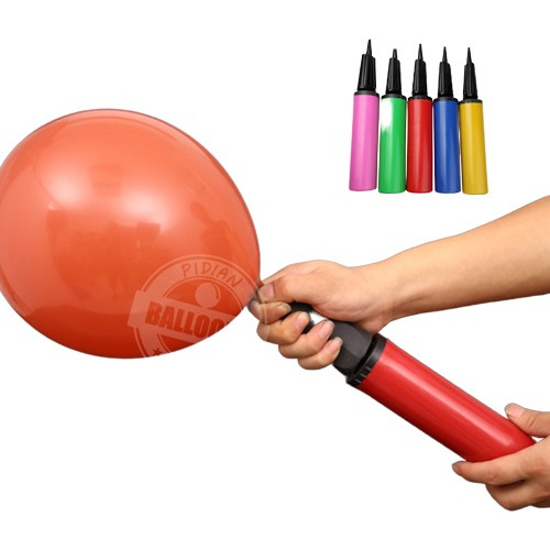 Bomba Aire Manual Inflar Globos Latex Colores Pastel Macaron