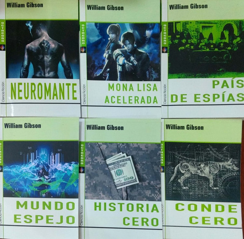 Lote X 6 Libros De William Gibson Octaedro Nuevos *