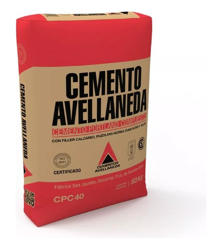 Cemento Avellaneda 50kg - Materiales Moreno