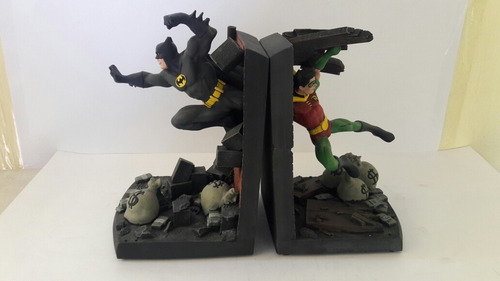 Batman Y Robin Portalibros Bookends Dc Direct (Usado)