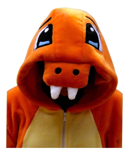 Mameluco, Pijama, Disfraz De Charmander Felpa-polar Talla 8