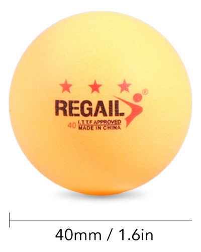 6 Pelotas De Tenis De Mesa De 3 Estrellas Y 40 Mm, Superdura
