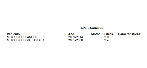 Disco De Freno Delantero Mitsubishi Outlander 2.4l 2005-2006