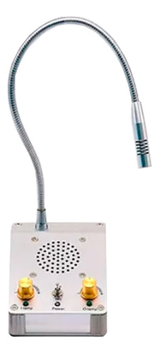 Micrófono Intercomunicador De Ventanilla Speaker 3w 12v 40cm