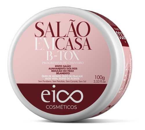 Imagem 1 de 2 de Eico Salão Em Casa B-tox 100g