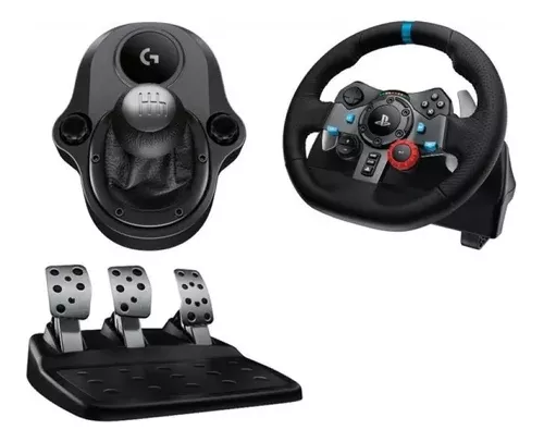 Câmbio Gamer Logitech G Driving Force Shifter Compatível PS5, PS4, Xbox e  PC, Volante G923, G