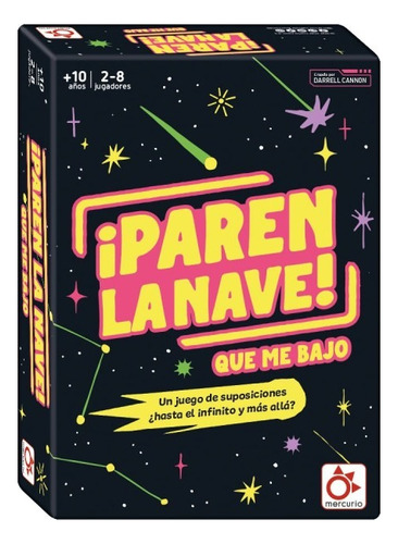 Paren La Nave! Que Me Bajo Español Juego De Mesa Mercurio