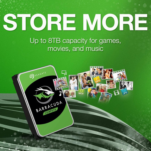 Seagate Barracuda 8tb Internal Hard Drive Hdd 3.5 Inch ...