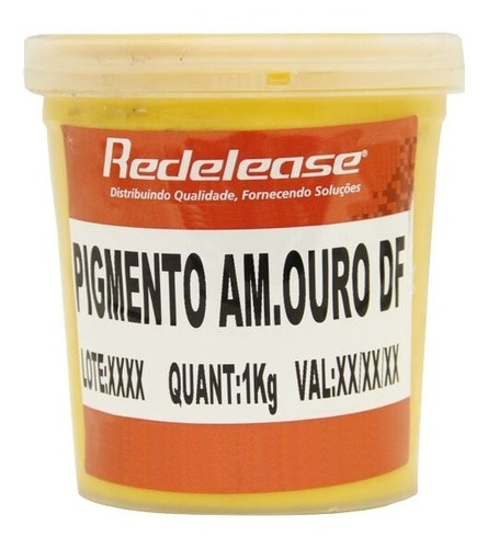 Pigmento Am. Ouro P Resinas Poliester Epoxi Artesanato 1 Kg