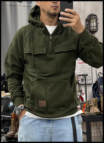 Sudadera Casual De Manga Larga Con Capucha Para Hombre