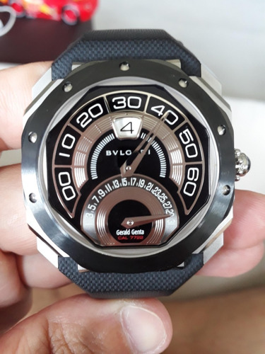 Relógio Bvlgari Octo Bi-retro Gerald Genta Cal 7722