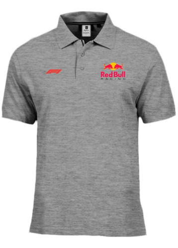 Camisa Gola Polo Red Bull F1 Malha Piquet Camiseta