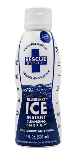 Rescue Detox Ice Bebida Limpiadora Liquido Antidoping