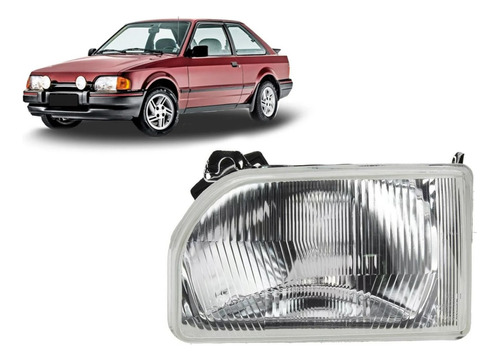 Optica Ford Escort 1988 1989 1990 1991 1992 1993 1994 Izq