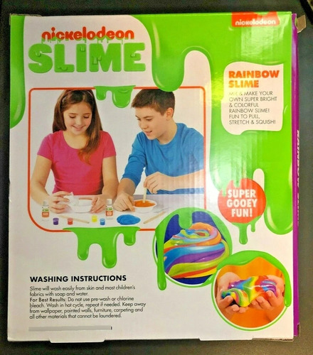 Nickelodeon Rainbow Slime Crea Tu Slime Cra Z Art