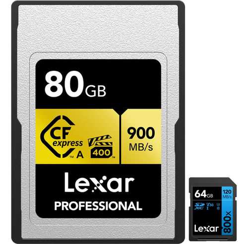 Tarjeta Memoria Cfexpress Tipo Pro Gold Gb Lexar Alto Uhs-i