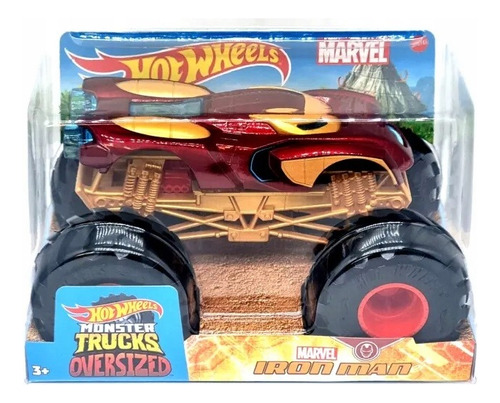 Auto Monster Trucks Oversized 1:24 Iron Man Hot Wheels