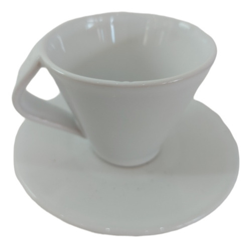 Tazas De Café Porcelana Olmos Blanco 5 Duos