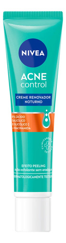Creme Renovador Noturno Nivea Acne Control 40ml