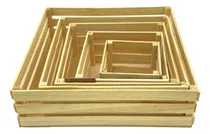 Comprar 12 Huacales De Madera De Pino 30x30x8 Cm Decoracion